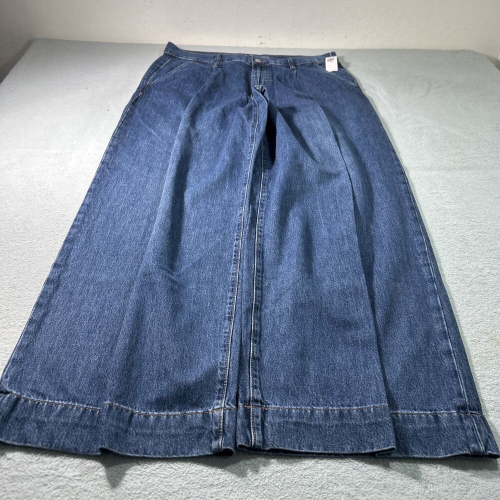 Y2K 2000s Beyond Baggy Jeans Womens 12 35x31 Hamilton Baggie Loose Wide Palazzo